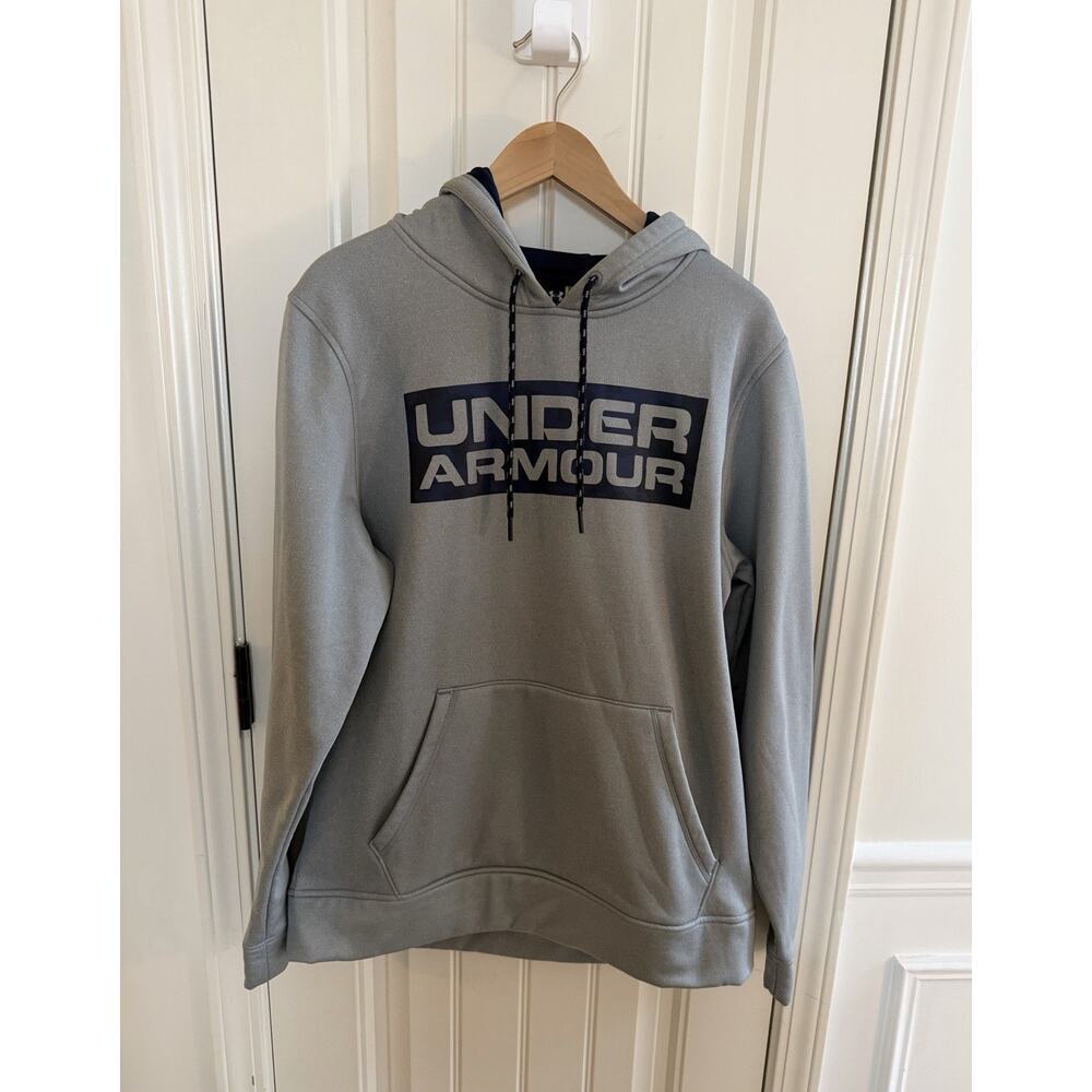 Under Armour Hoodie Mens Medium Loose/Coupe Lache Pullover Fleece Sweatshirt